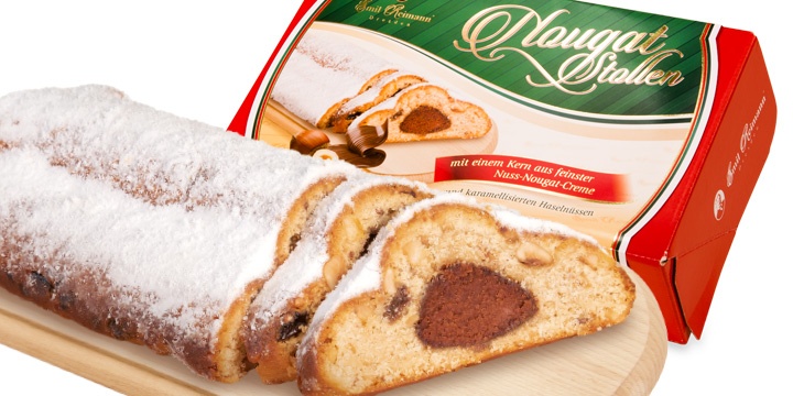 Nougatstollen-Slider